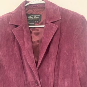 Burgundy Leather Jacket
